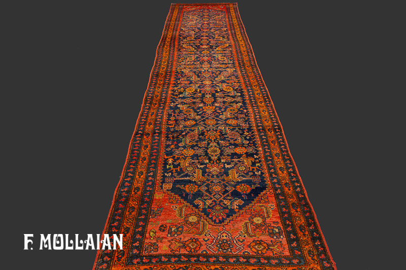 Antique Persian Malayer Gallery Size Carpet  n°:55841361